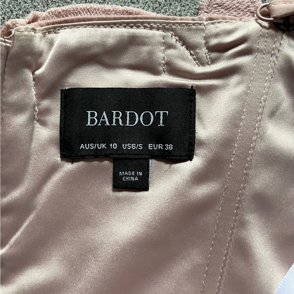 Bardot Pink Rose Lina Lace Dress Size 6 - Picture 5 of 13